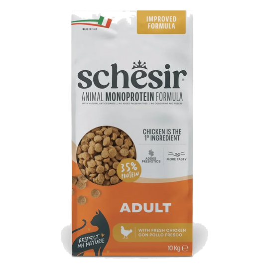 Schesir Animal Protein Maintenance chicken dry cat food, 10 kg