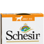 Top of the Schesir chicken and aloe pack with the Adult Dog label