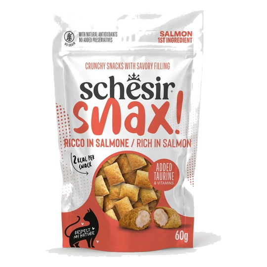 Schesir Snax salmon cat treats, 60 g