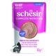 Schesir tuna with chicken and ham mousse wet cat food, 85 g pouch