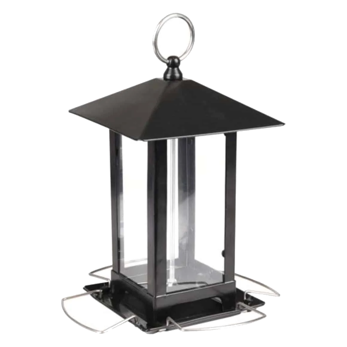 Frode black bird seed silo feeder