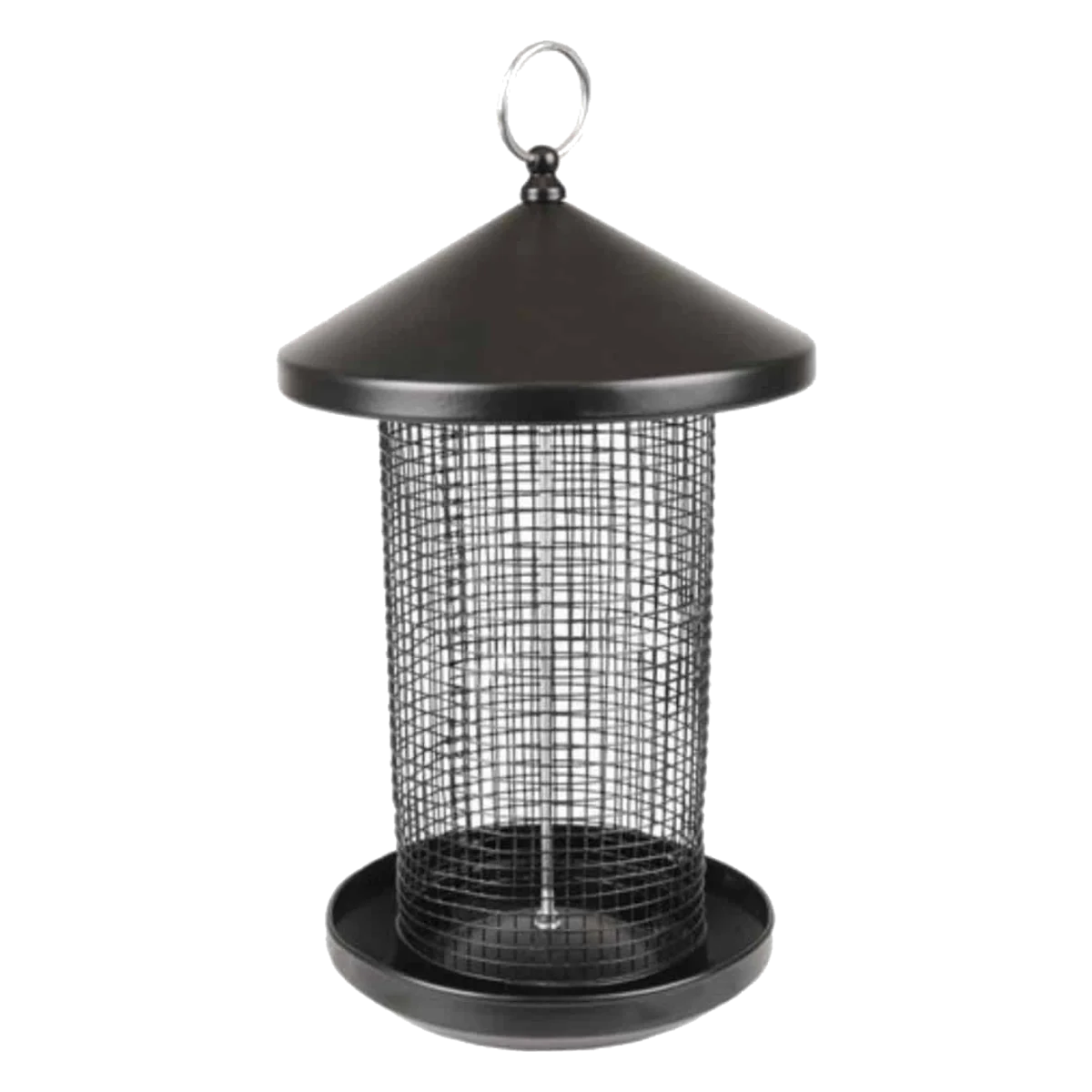 Frode black bird seed silo feeder