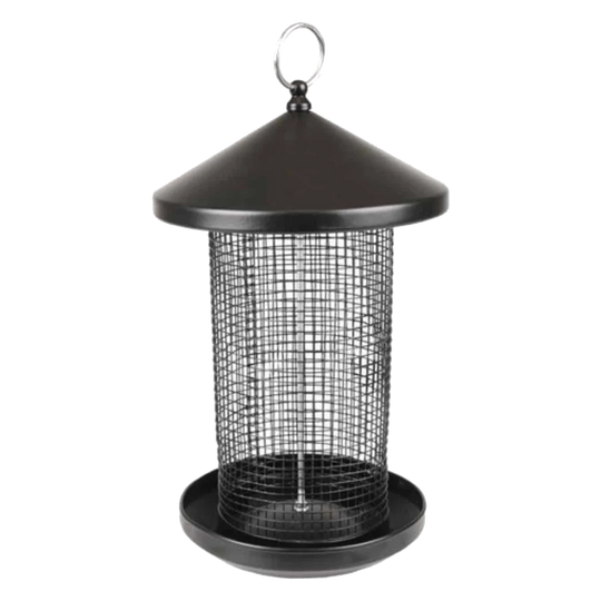 Frode black bird seed silo feeder
