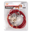 Plastic-coated dog tie out cable, 3 m and 5 m