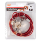 Plastic-coated dog tie out cable, 3 m and 5 m