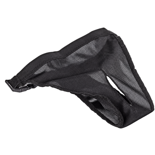 Flamingo Sasha black dog hygiene pants, full view