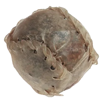 Rawhide baseball dog chew T1, 5 cm