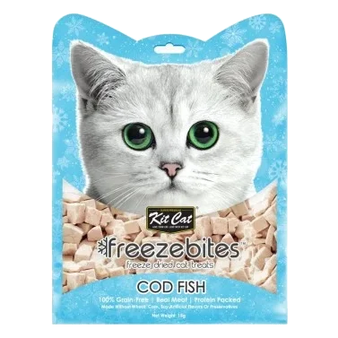 Kit Cat FreezeBites freeze-dried cod cat treats 15 g