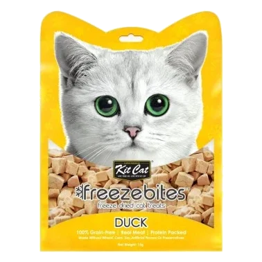 Kit Cat FreezeBites freeze-dried duck cat treats 15 g