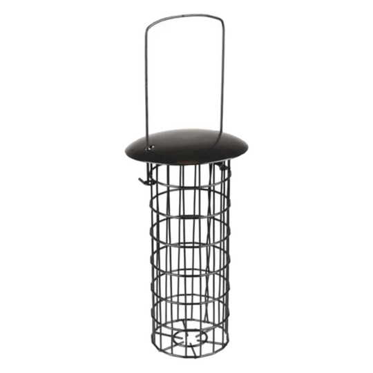 Sidra black fat ball holder for wild birds