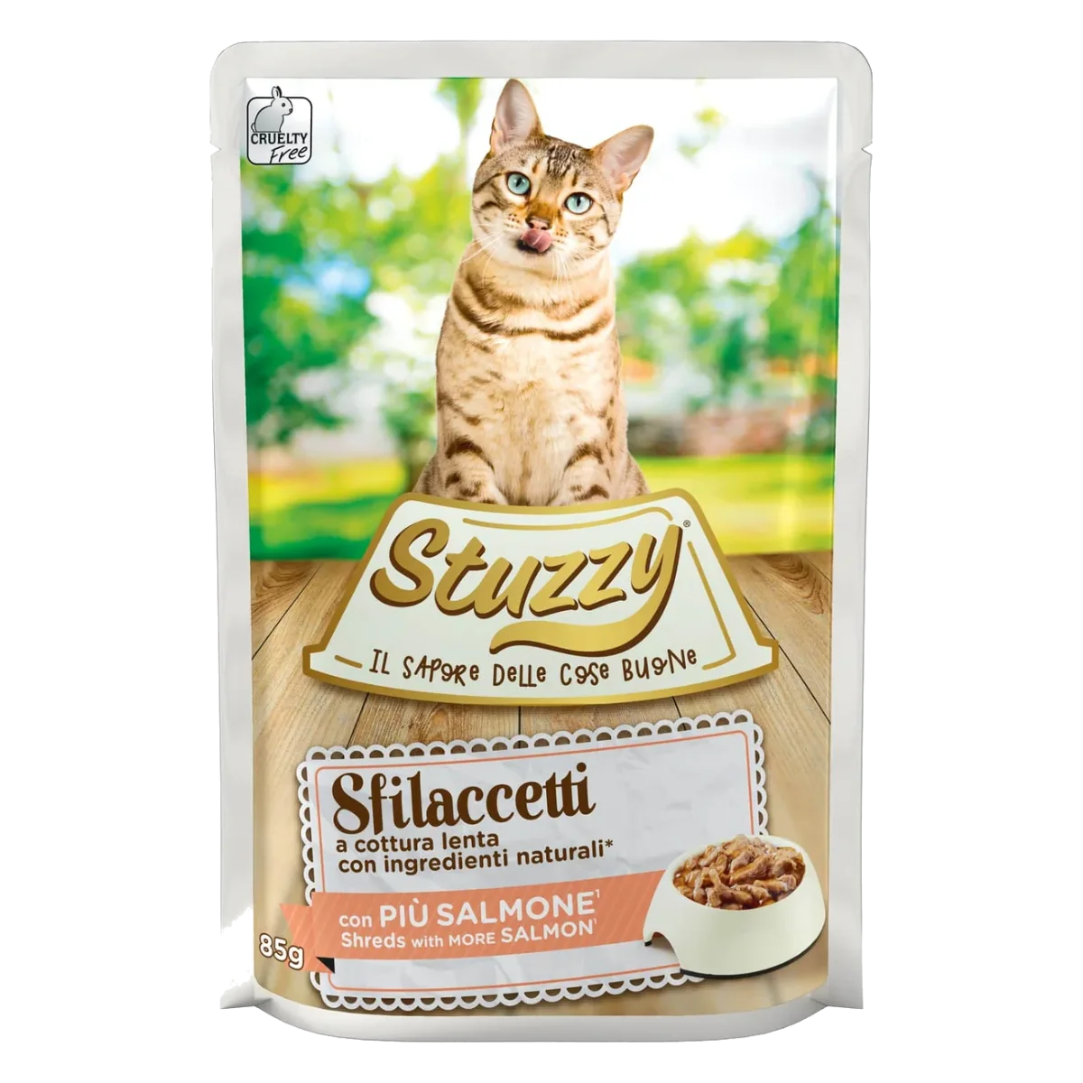 Stuzzy Cat Speciality salmon wet cat food, 85 g pouch