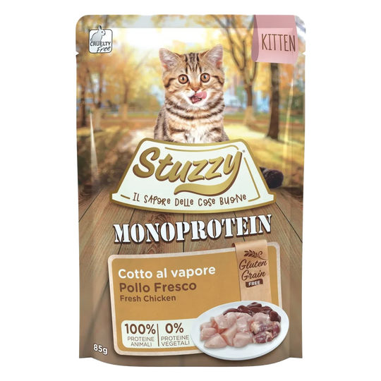 Stuzzy Grain Free Monoprotein wet kitten food, 85 g