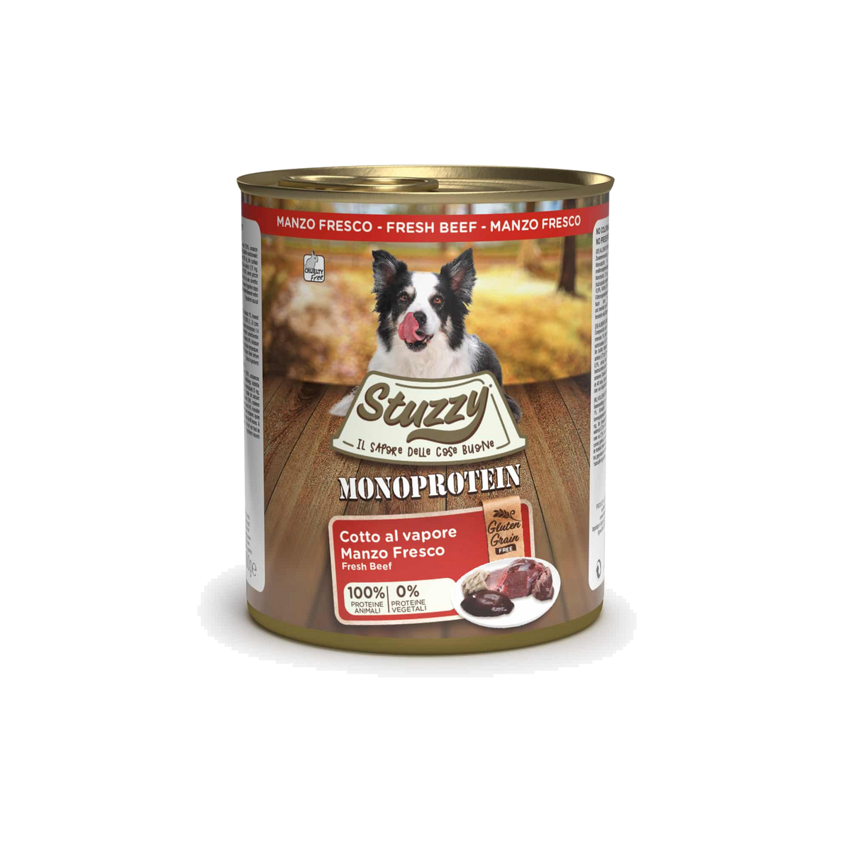 Stuzzy Monoprotein fresh beef wet dog food