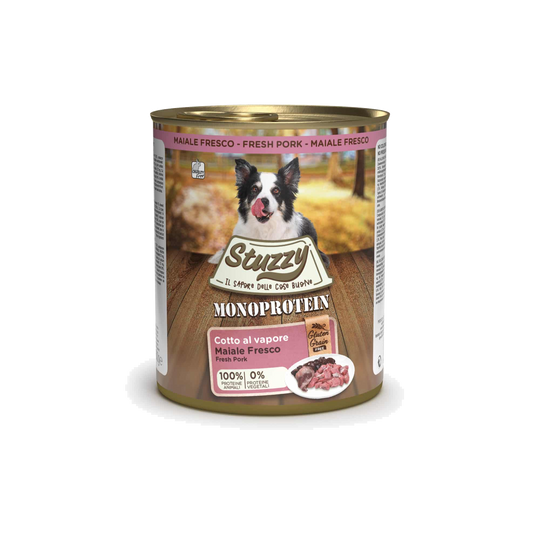 Stuzzy Monoprotein fresh pork wet dog food
