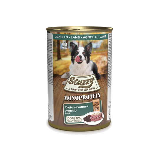 Stuzzy Monoprotein lamb wet dog food