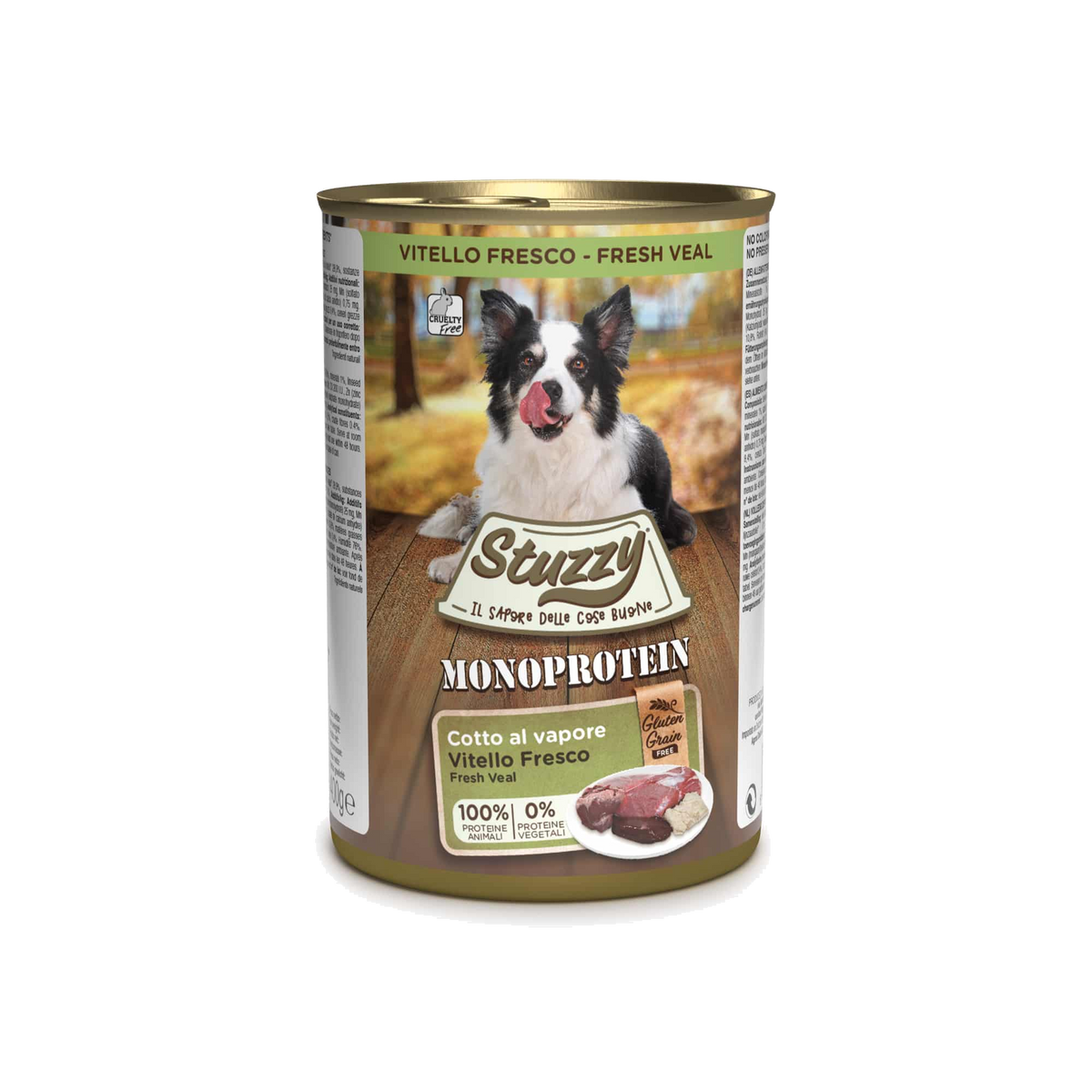 Stuzzy Monoprotein fresh veal wet dog food