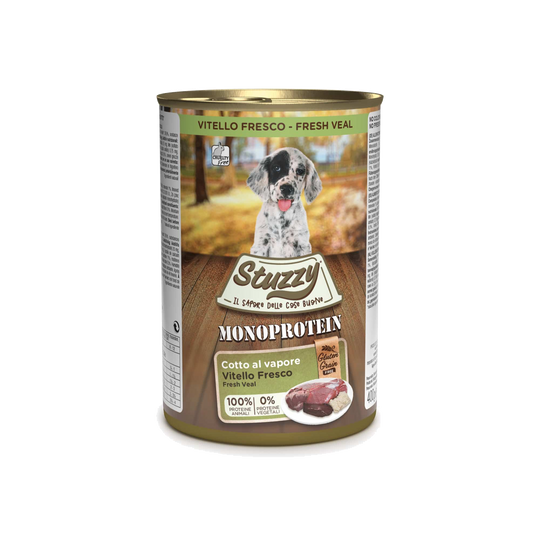 Stuzzy Monoprotein veal wet puppy food