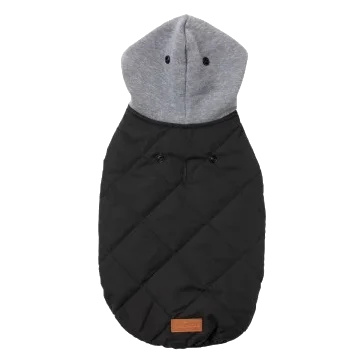 FuzzYard Cremorne black dog hoodie