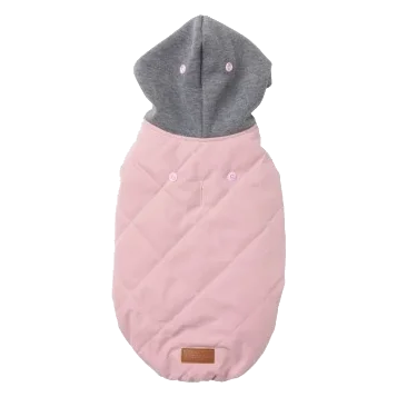 FuzzYard Cremorne pink dog hoodie