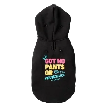 FuzzYard Got No Pants dog hoodie