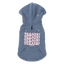 FuzzYard Treats blue dog hoodie