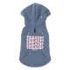 FuzzYard Treats blue dog hoodie