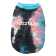 FuzzYard Smiley Tie-rus Dog Sweatshirt, Multicoloured Blue