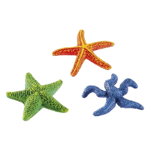 Assorted starfish aquarium ornaments