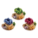 Assorted mini coral aquarium ornaments, 3 pieces