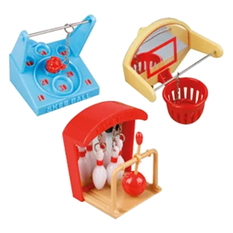 Assorted bird toys