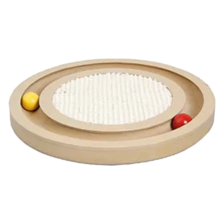 Infinity wooden cat scratching board