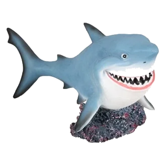 Shark aquarium ornament