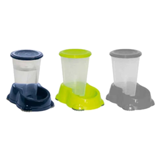 Plastic Gravity Dog Water Dispenser, 1.5 L or 3 L