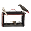 Foldable bird and parrot carrier with clear window and two parrots