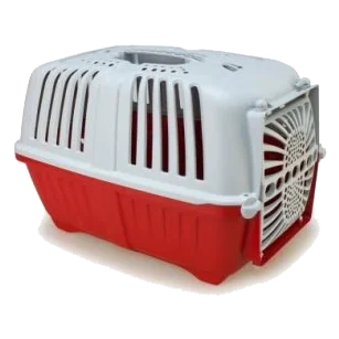 Pratiko small dog carrier with plastic door, 48 × 31 × 33 cm