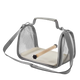 Transportín transparente plegable para agapornis con percha - ZONLIDOOG