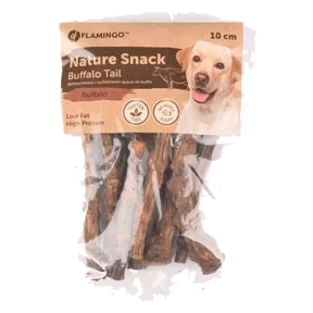 Buffalo tail pieces dog chews, 100 g