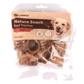 Flamingo beef trachea pieces for dogs, 5–6 cm, 100 g