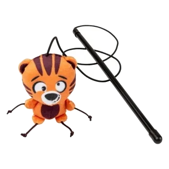 Cat teaser wand FuzzYard Noggins Roarnaldo