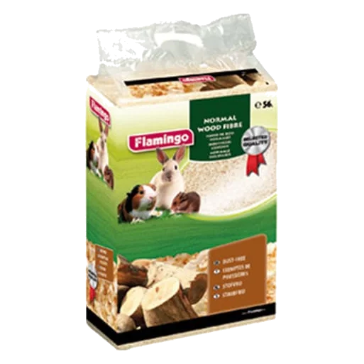 Wood shavings bedding for small animals, 2.5 kg / 35 L