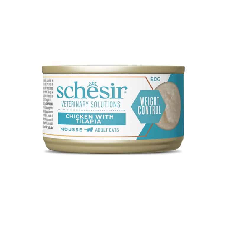 Schesir Weight Loss diet chicken with tilapia mousse wet cat food – image 2