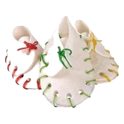 White slipper dog toys, 10 pieces